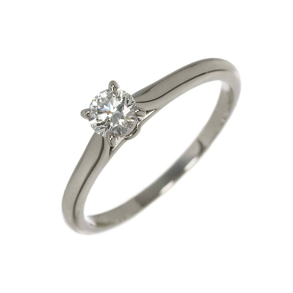 Cartier 1895 Solitaire Diamond Ring, 0.27ct, E VS1, 3EX, Size 52, Platinum.